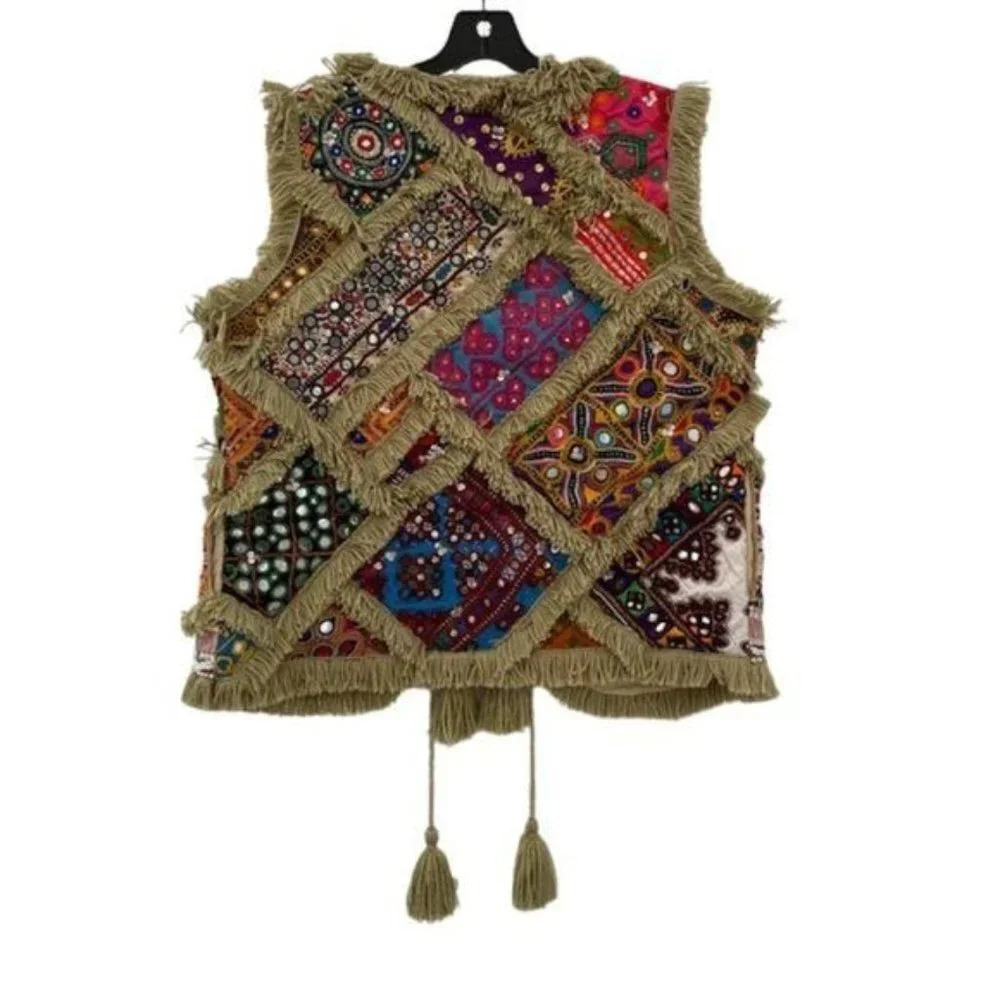 Vipul Shah Chic Bollywood Designer Banjara Vest - Picture 8 of 11